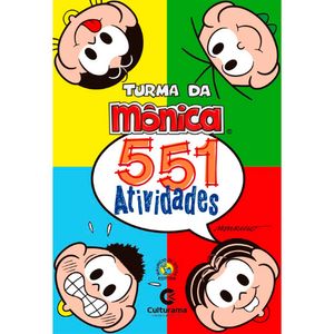 Livro de atividades 551 atividades turma da mônica Culturama Editora