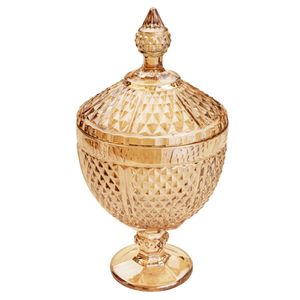 Bomboniere Perseu C/ Pé 28x15cm em Cristal Lyor