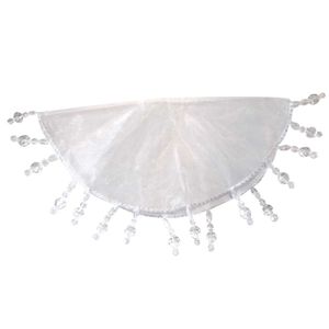 Cobre jarra transparente de voal com bolinhas de ABS 29cm Mimos MIMO IMPORTAÇÃO