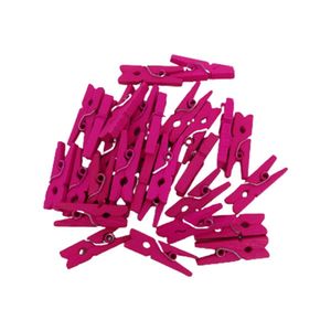 Pregador de madeira cores sortidas 2-5cm 28 peças Multiart
