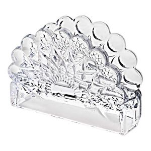 Porta Guardanapos Angélica  de Cristal 13x6x11cm Rojemac Braswu