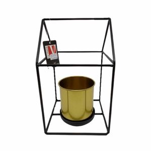 Vaso Decorativo C/ Suporte em Metal Bom Years
