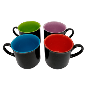 Jogo de Xícaras Para Café de Porcelana 90ml 4 peças Imporiente