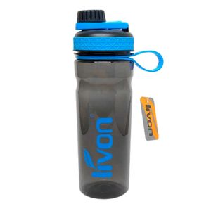 Garrafa de plástico azul 750ml Livon