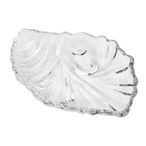 Prato Concha Decorativo Cristal Shell 11x16cm Lyor