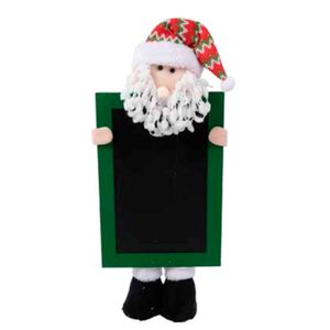 Papai Noel Placa Decorativo 58x25cm em MDF Rio de Ouro
