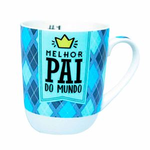 Caneca de porcelana Melhor Pai 400ml Wellmix