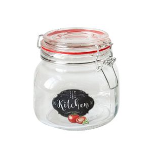 Pote com tampa hermética Kitchen 750ml Casa Ambiente