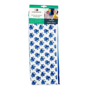 Kit de pano de limpeza em microfibra de cor sortida Casa Ambiente