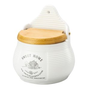 Saleiro Sweet Home 10x7,5x13cm em Cerâmica Lyor