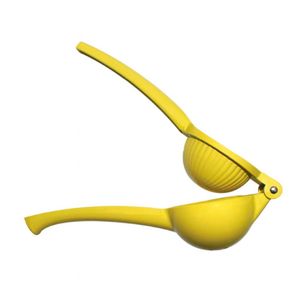 Espremedor de limão de metal esmaltado amarelo 22cm Uny gift