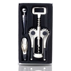 Kit de vinho 3 peças aço inox Unihome