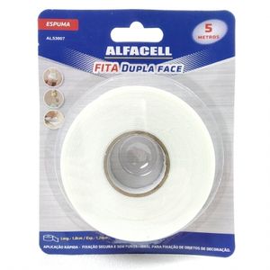 Fita dupla face soft espuma 5 metros Alfacell Imporiente