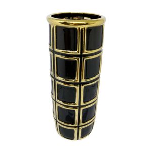 Vaso Decorativo de Cerâmica 32x13cm Mabruk