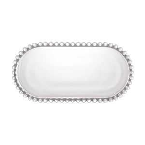 Travessa Pearl 24x12x2cm em Cristal Rojemac