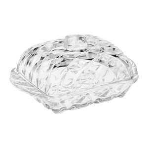 Manteigueira de Cristal Diamond Deli 16x8x10cm Lyor