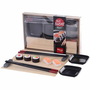 Kit Sushi P/ 2 Pessoas 7 Peças Rio de Ouro