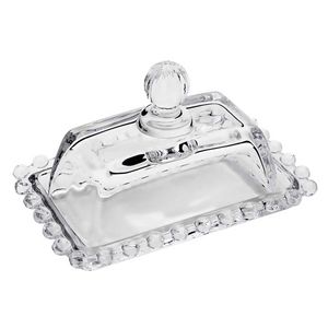 Manteigueira Cristal Pearl 14x9x8cm Rojemac