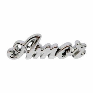 Amor Decorativo Prata em Porcelana 15cm Youbai