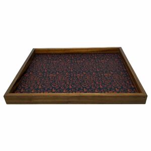 Bandeja Rústica Café Mundo 30x37cm em MDF Vipa Comercio
