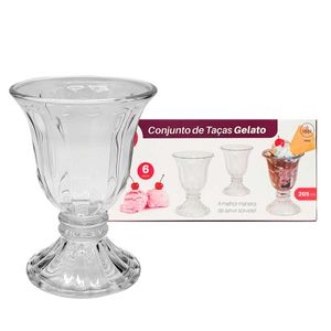 Jogo de taças de vidro 6 peças Dolce Home