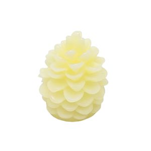 Vela Parafina em Formato Pinha C/ Led 8cm Fartex