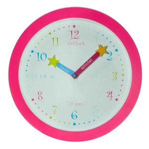 Relógio de Parede Infantil 25cm em Plástico Imporiente
