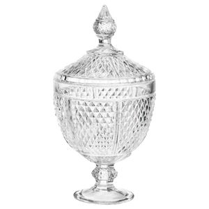Potiche Perseu 28cm em Cristal Lyor
