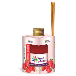Difusor de Ambiente Morango C/ Champagne 250ml Tropical Aromas