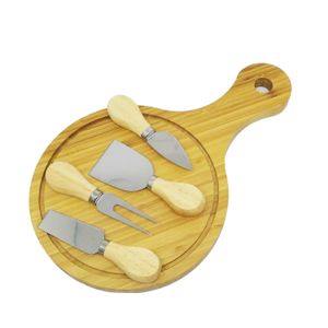 Kit P/ Queijo 5 Peças em Bambu Imporiente