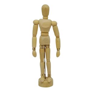Boneco Articulado em Madeira 14cm Livon