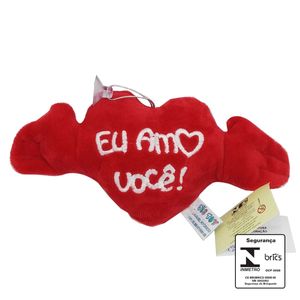 Almofada Coração C/ Braços Ventosa 11x22x2,5cm HSU USIEH