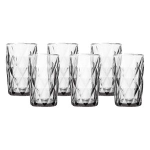 Jogo de Copos Vidro 370ml Rio de Ouro