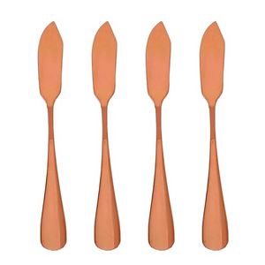 Facas P/ Patê Rose 4 Peças em Inox Livon