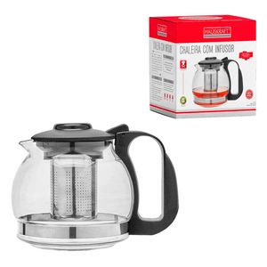 Chaleira de Vidro C/  Infusor  1,2l Hauskraft