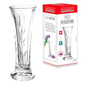 Vaso Perséfone de Vidro 5x14cm Hauskraft