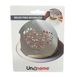Molde Decorativo em Inox 8,4cm UniHome