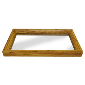 Bandeja Decorativa Espelhada Cores Sortidas  22x12cm FWB