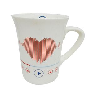 Caneca Musica 340ml em Porcelana 10x10x8,6cm Dolce Home