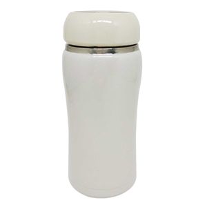 Copo Isotérmico C/ Tampa em Aço Inox 350ml UniHome-Branco