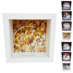 Quadro Cofre 5x14x14cm em Madeira Vipa