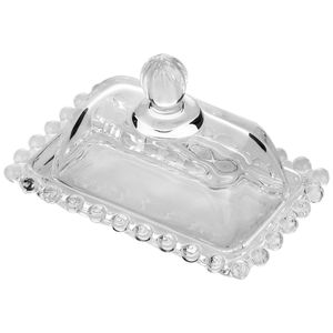 Manteigueira de Cristal Pearl 11x7x7cm Rojemac