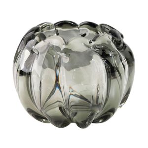 Vaso Murano Cinza em Vidro Fullfit