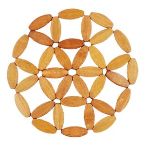 Descanso de Panela Flor de Bambu 21x21cm Casita Imporiente