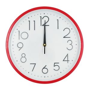 Relógio de Parede Vintage 30cm em Plástico Casa Ambiente
