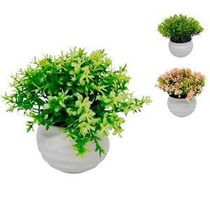 Vaso C/ Planta Artificial 6cm de Plástico Sortidas Javick