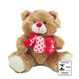 Urso Amo Você 30cm Pelúcia  Fizzy