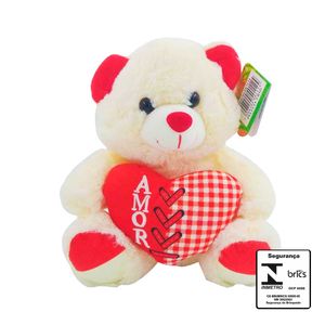 Ursinho Amor 20cm em Pelúcia Fizzy