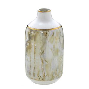 Vaso Decorativo de Cerâmica 13x13x25,8cm Mabruk