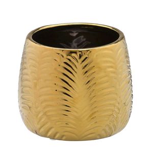 Vaso Decorativo de Cerâmica 15,5x15,5x12,5cm Mabruk